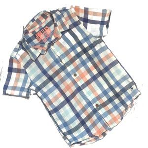 Boys Joules Short Sleeve Button Down Sz 5
